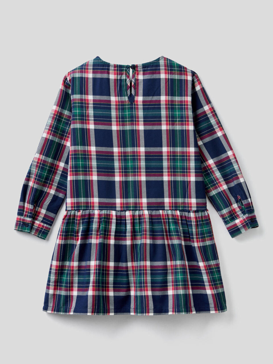 Check dress in cotton blend image number 2