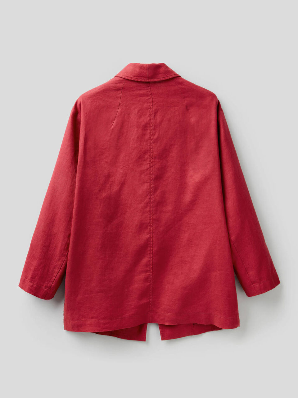 Linen blazer with 3/4 sleeves image number 2