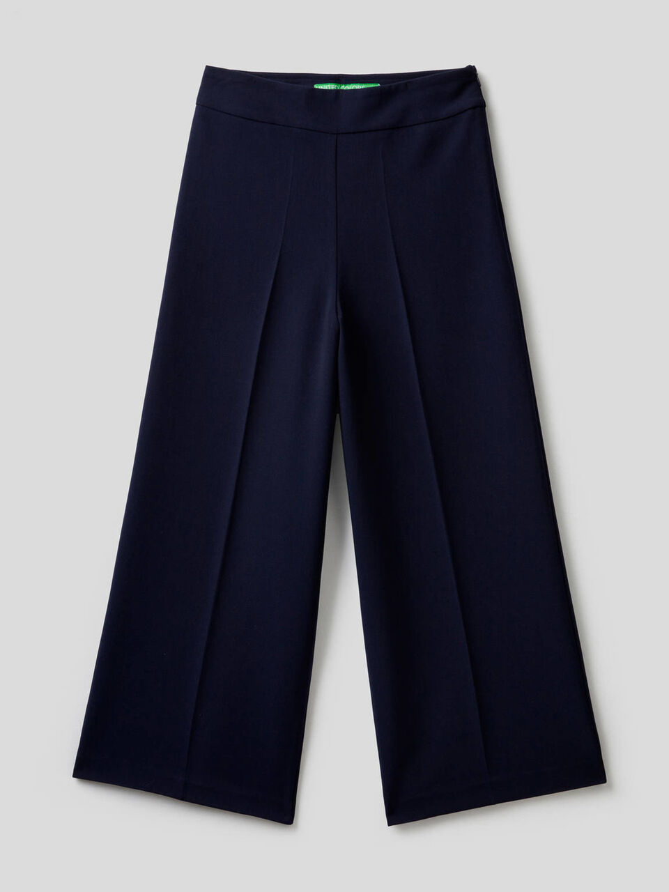 Cropped wide leg trousers image number 1