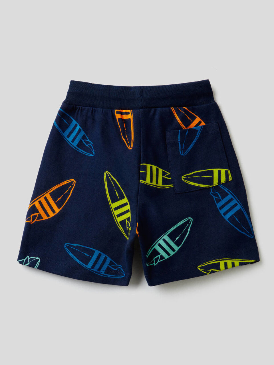 Printed shorts in 100% cotton image number 2