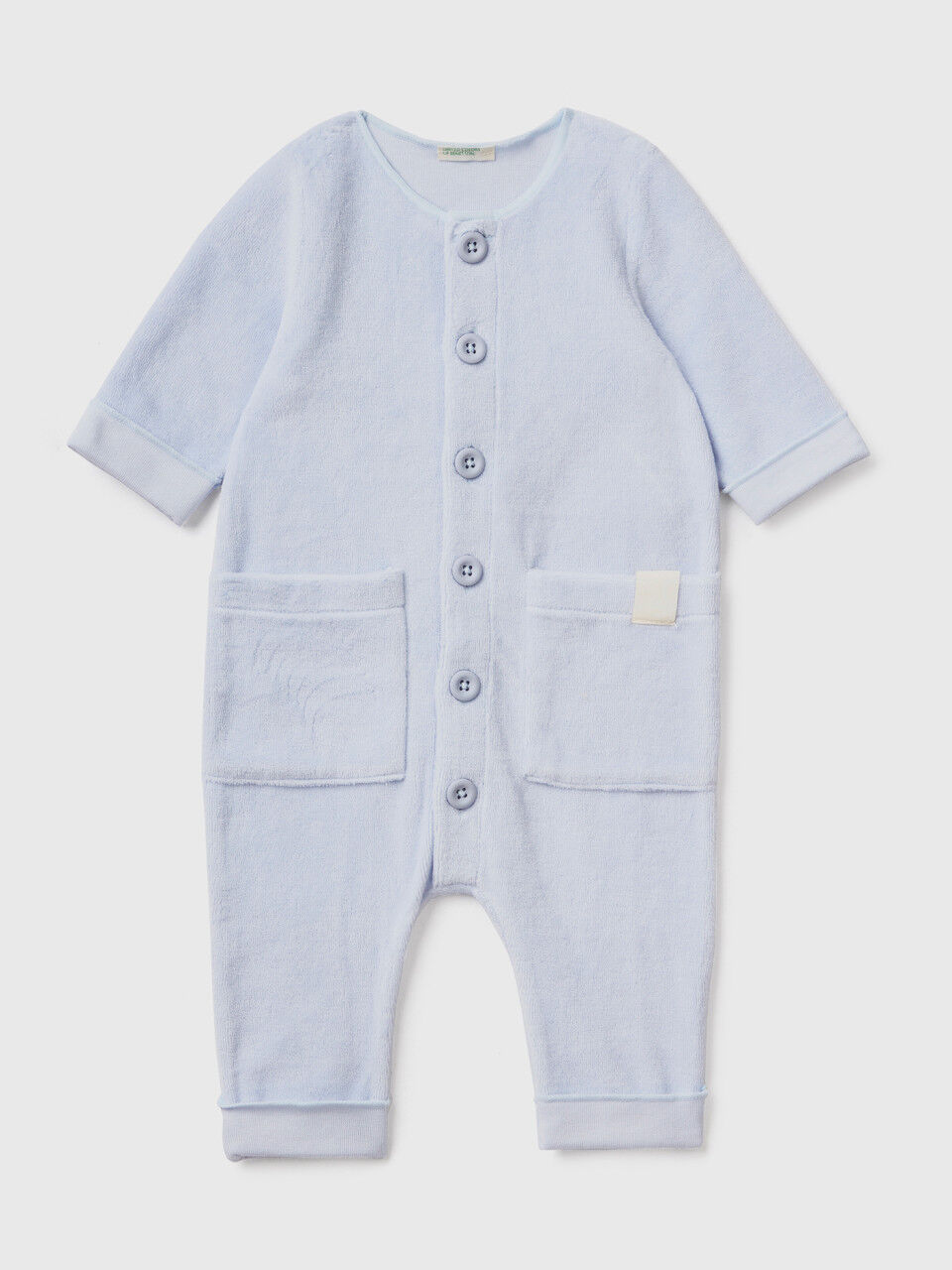 Onesie in chenille with pockets