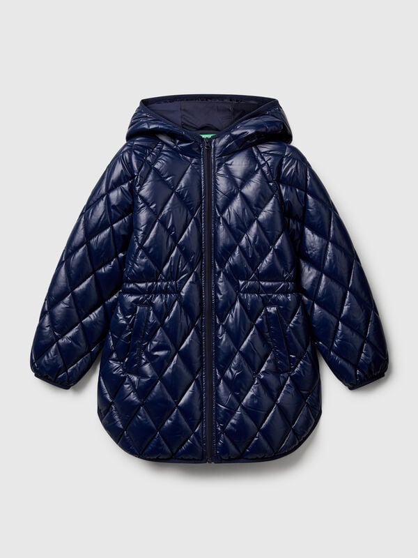 Shiny quilted jacket Junior Girl