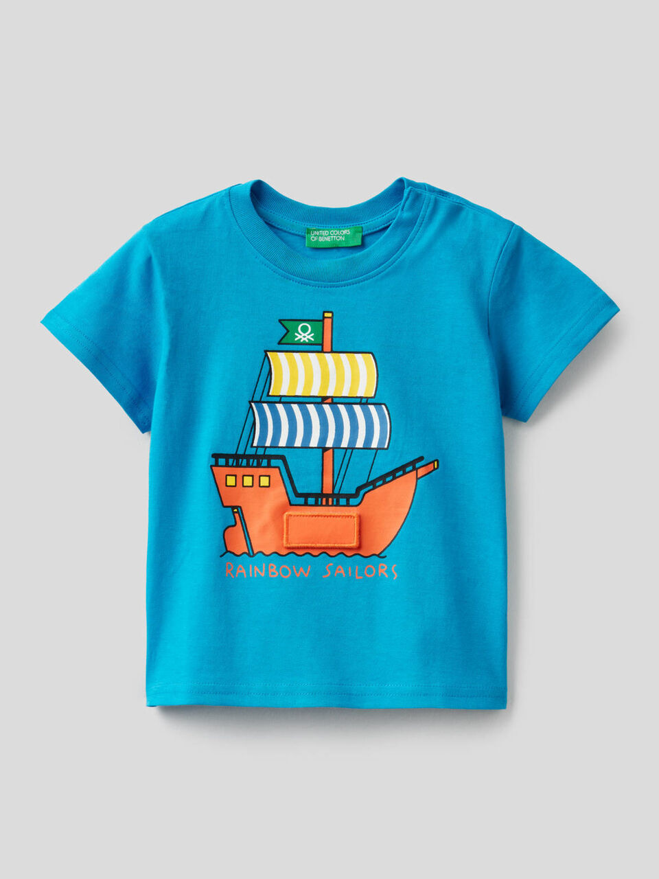 Cotton t-shirt with print image number 1