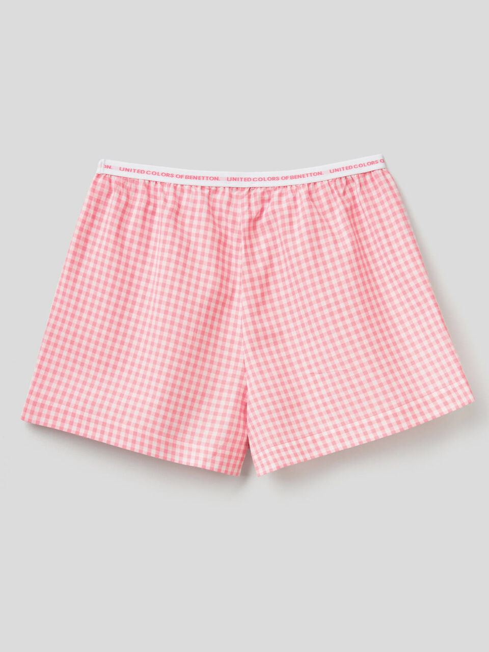 Vichy pattern shorts image number 2