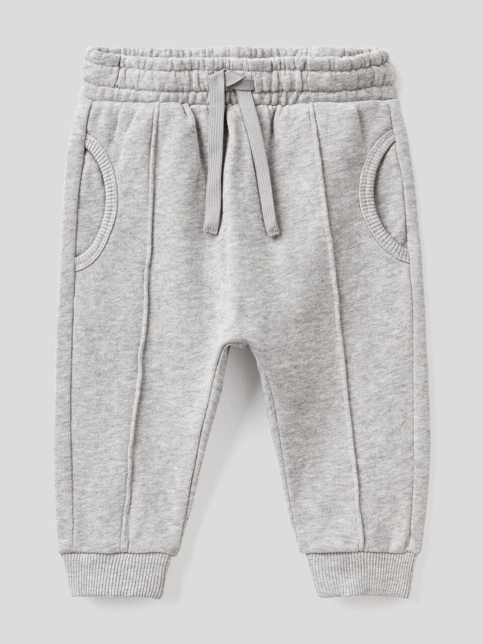 100% cotton sporty sweatpants image number 1