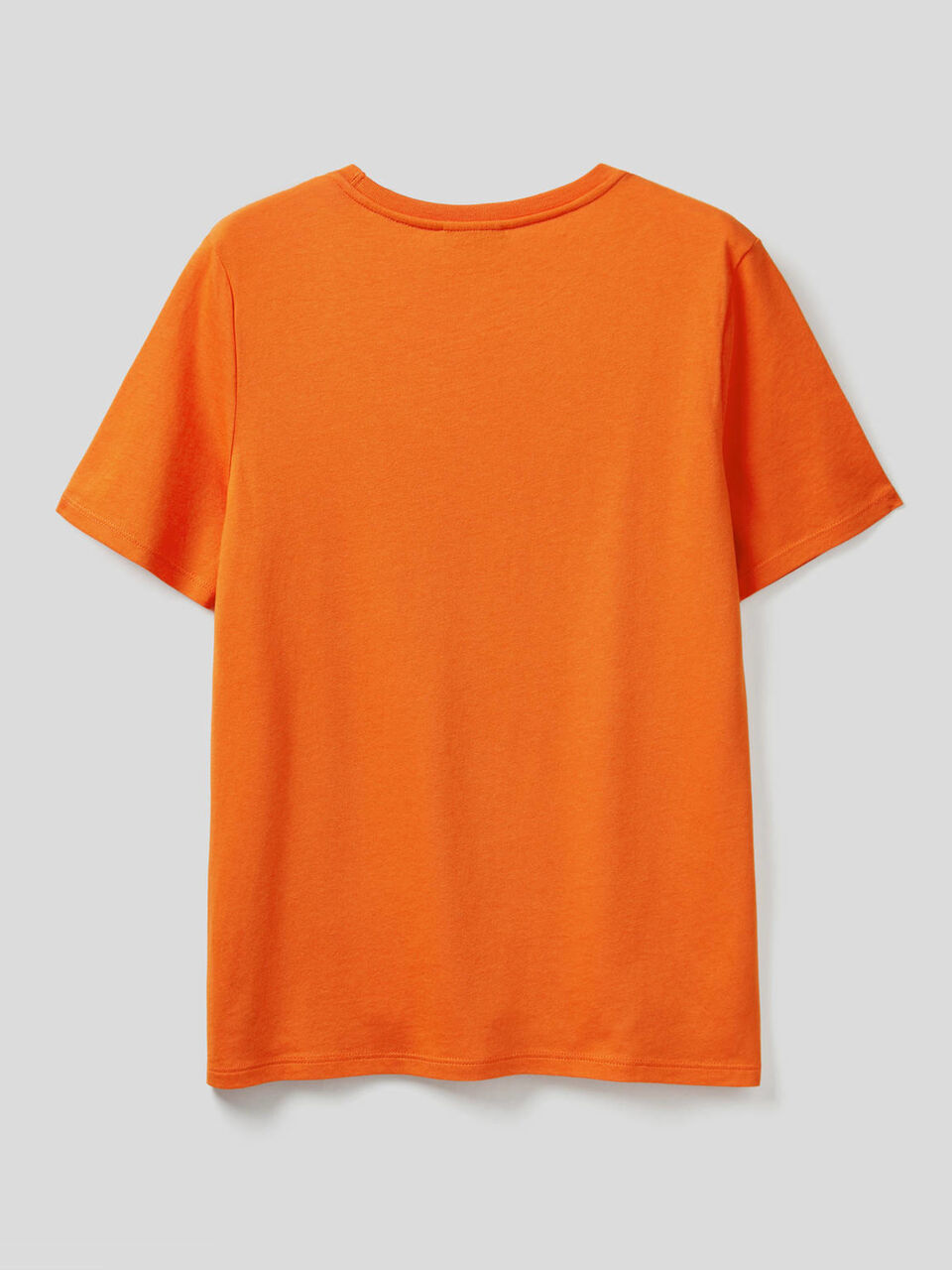 Solid color crew neck t-shirt image number 2