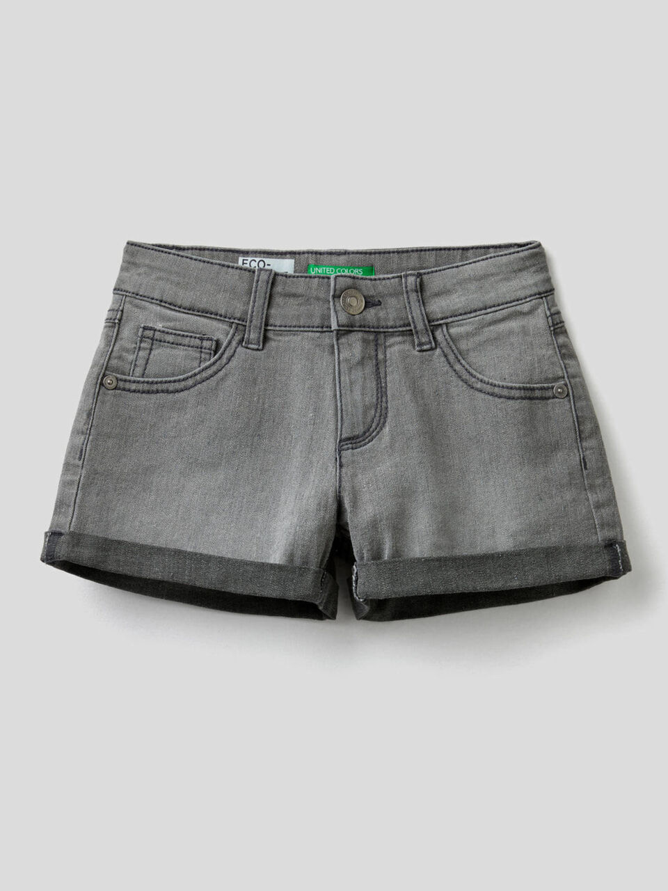 Shorts in stretch cotton image number 1