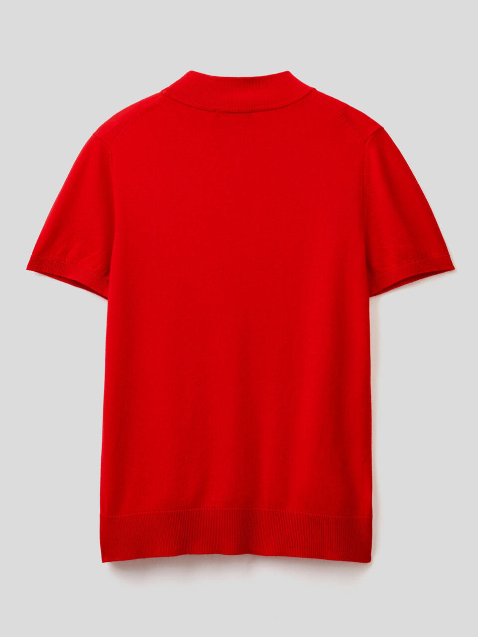 Short sleeve turtleneck sweater image number 2