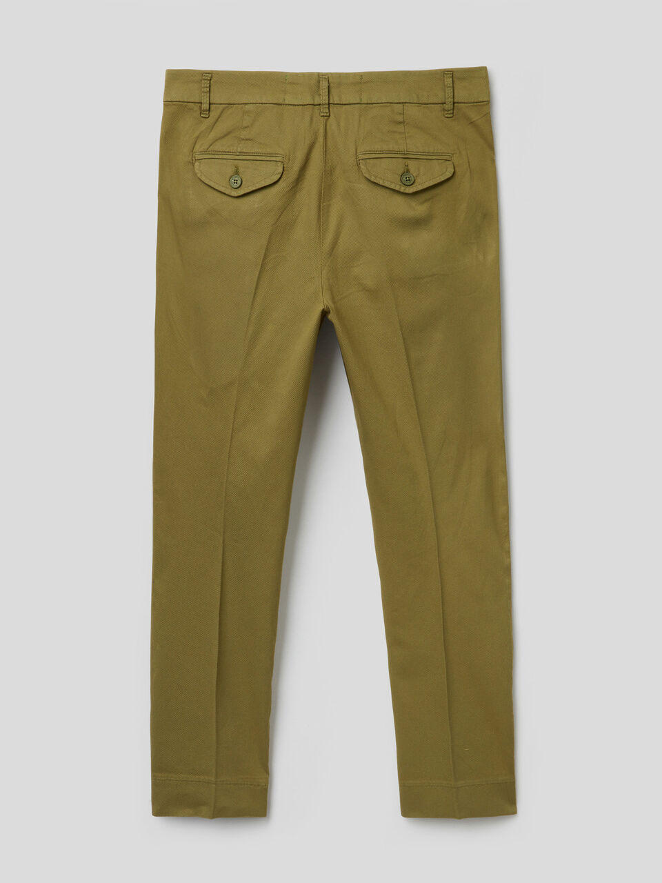 Cropped chinos in stretch cotton image number 2