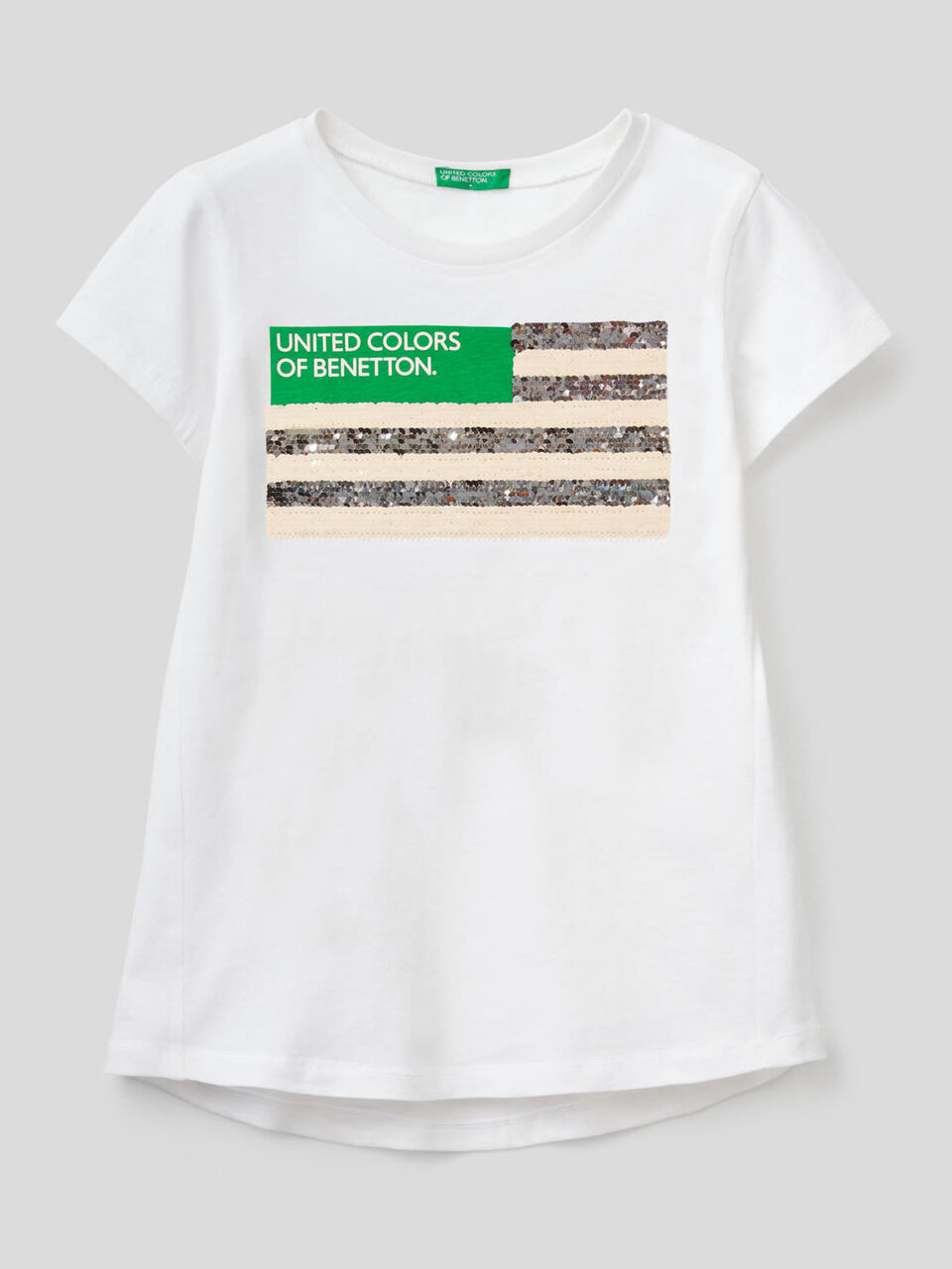 Cotton t-shirt with sequins image number 2