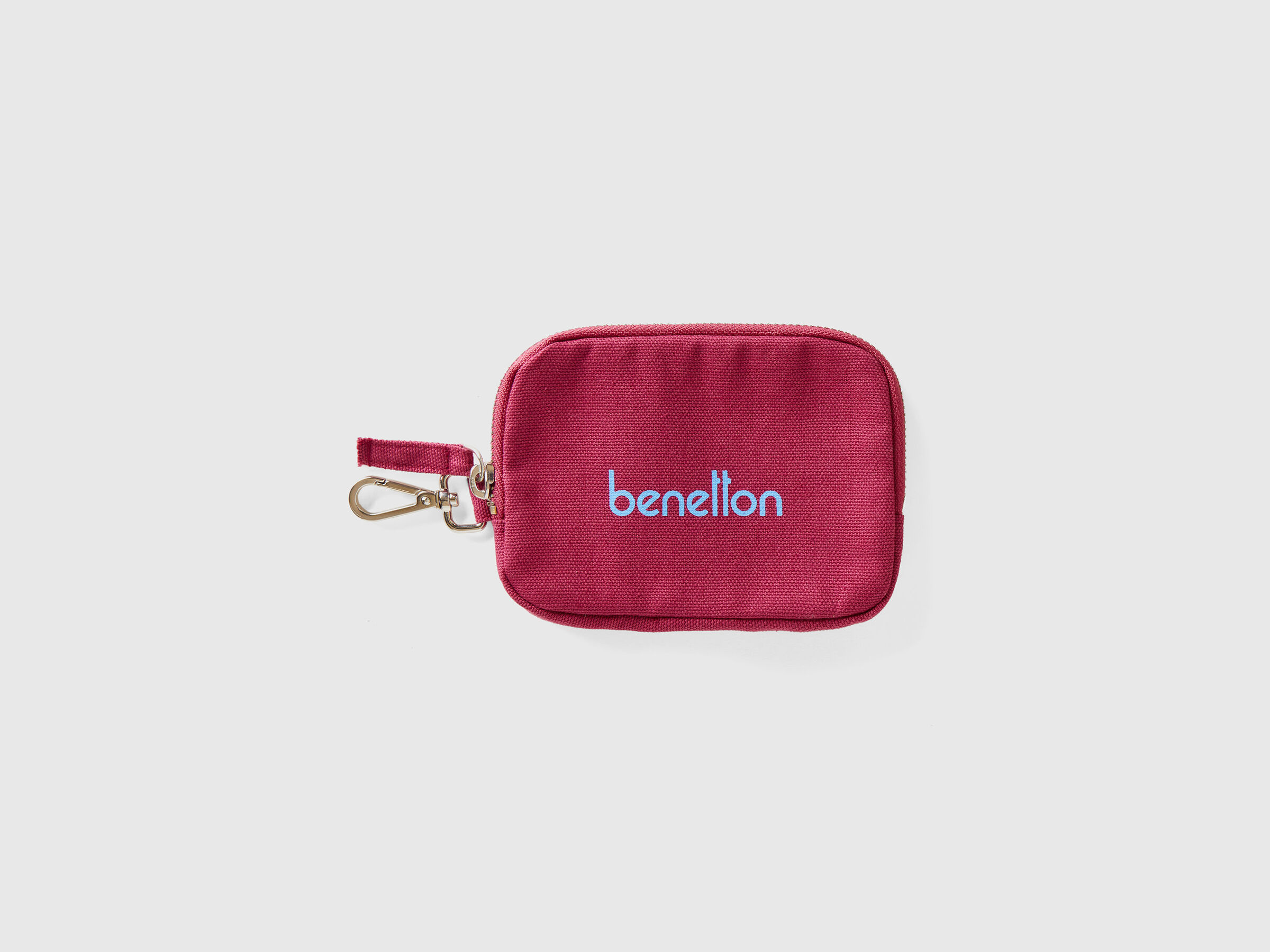Burgundy keychain and coin purse image number 0