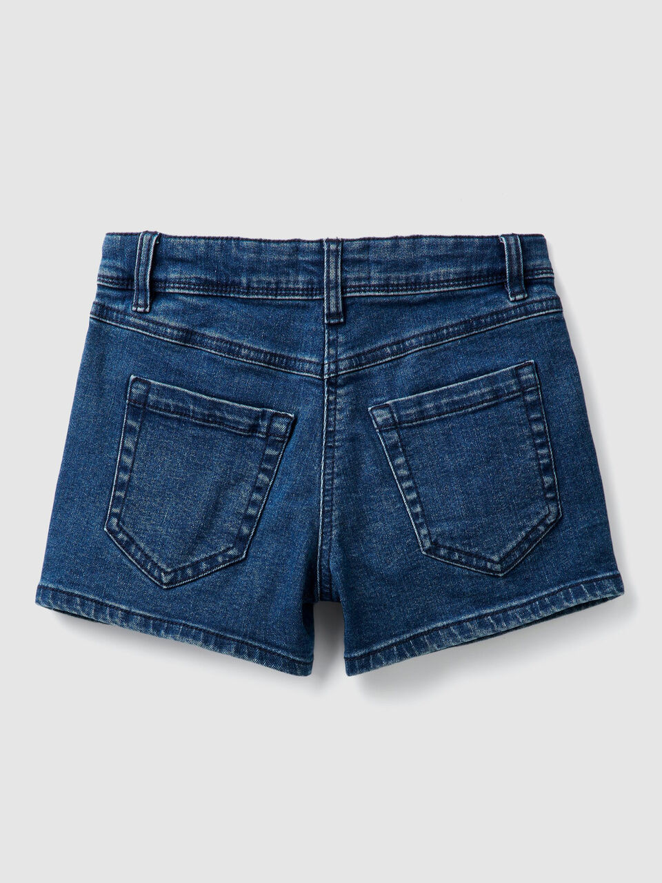 Denim shorts with sequins image number 2