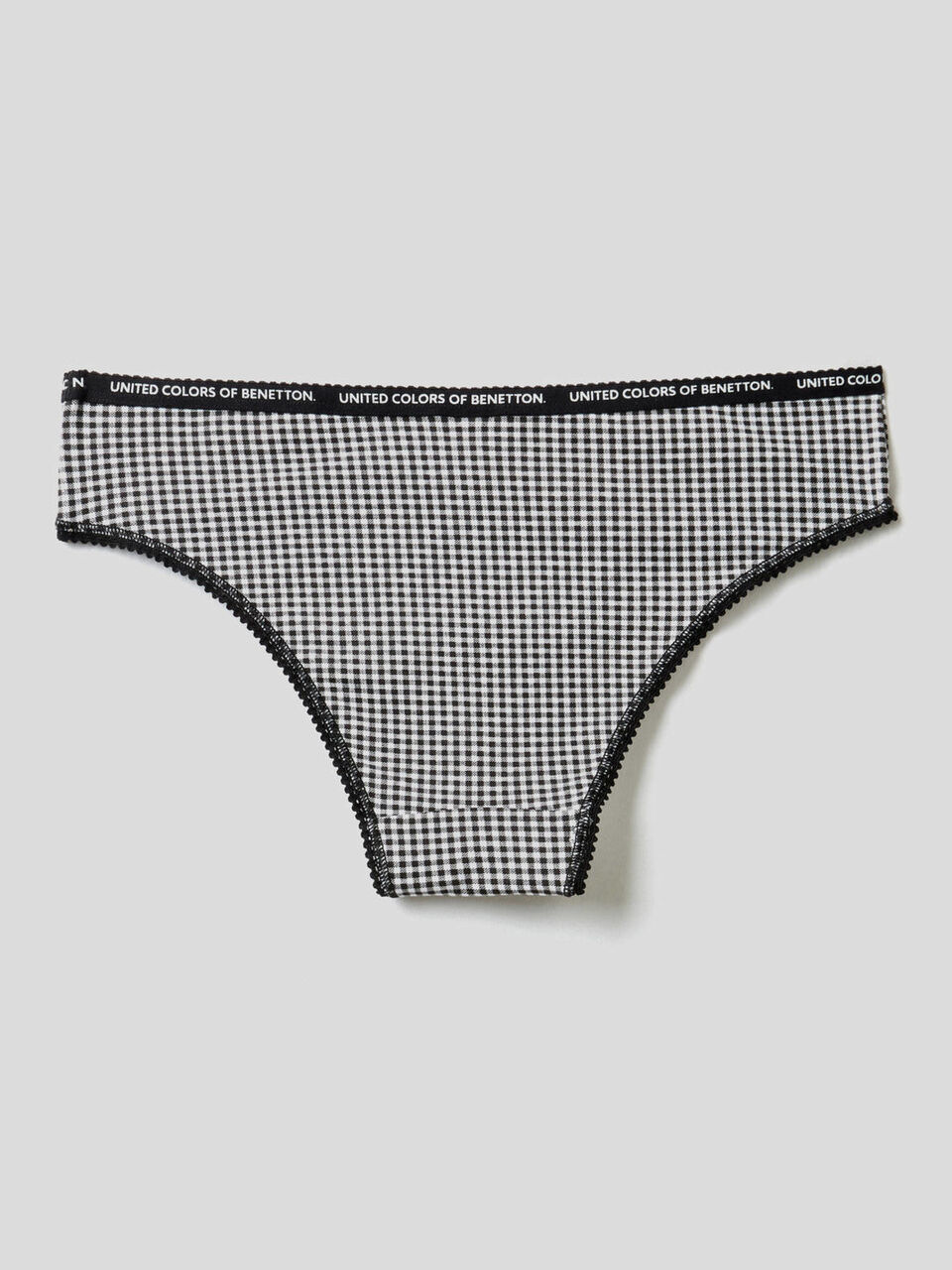 Printed underwear in stretch cotton image number 2