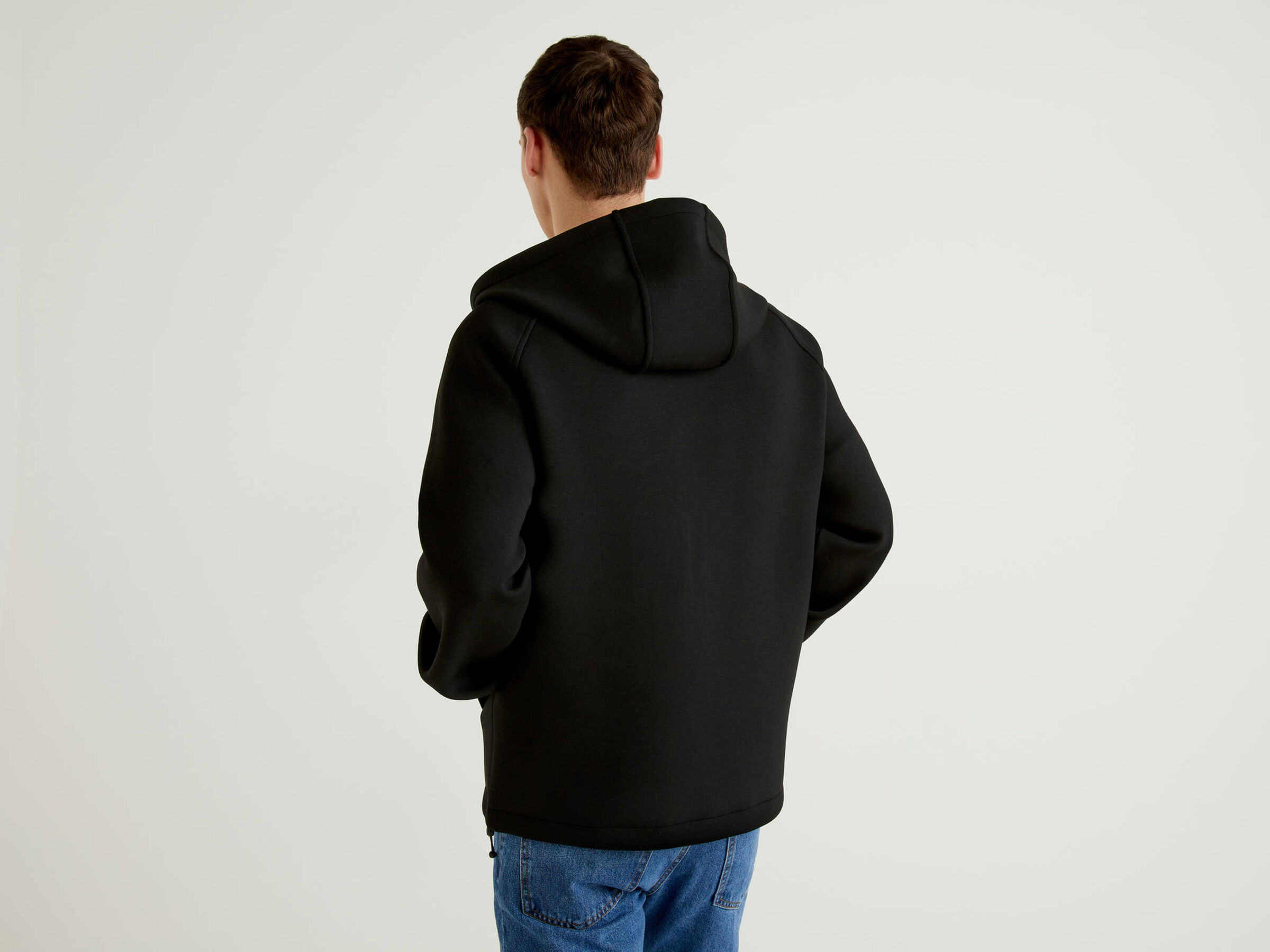 Neoprene jacket with hood Men image number 1