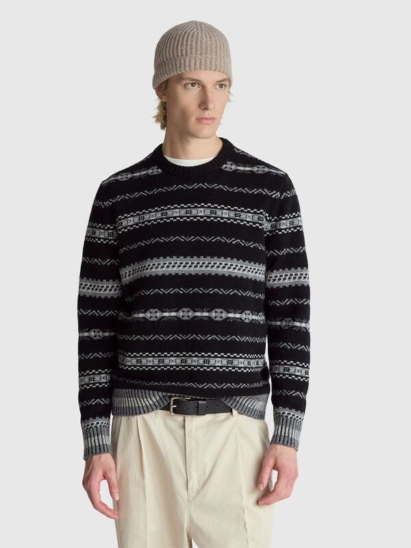 Jacquard sweater Men
