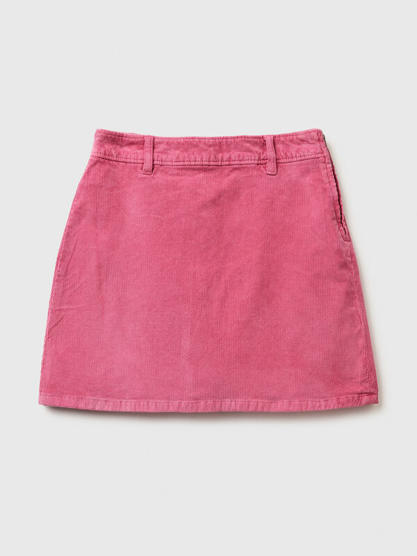 Velvet mini skirt Women