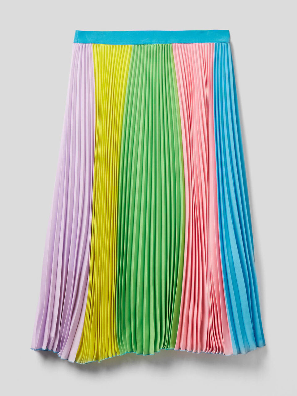 Pleated multicolor skirt image number 2