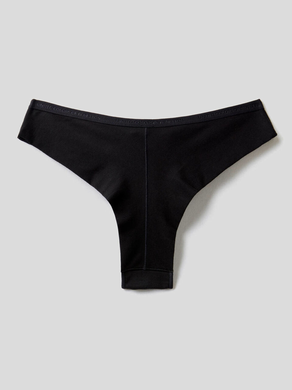 Brazilian underwear in solid color stretch cotton image number 2