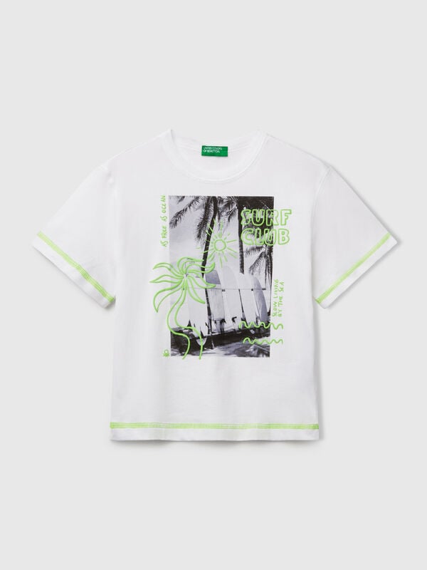 T-shirt with neon details Junior Boy
