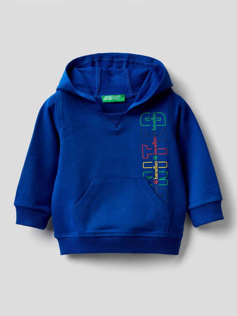 Hoodie in stretch cotton image number 1