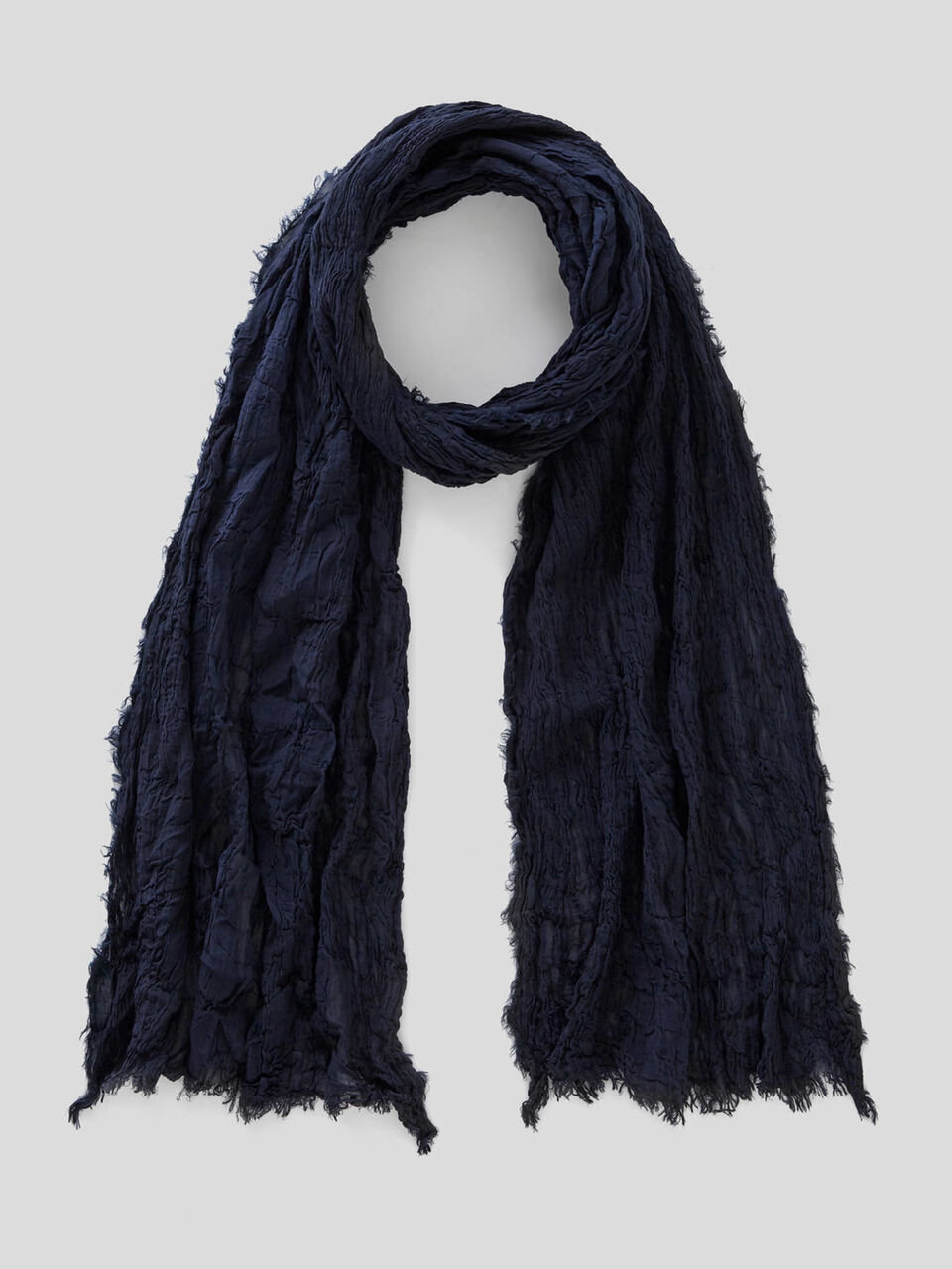 Crumpled look scarf image number 1