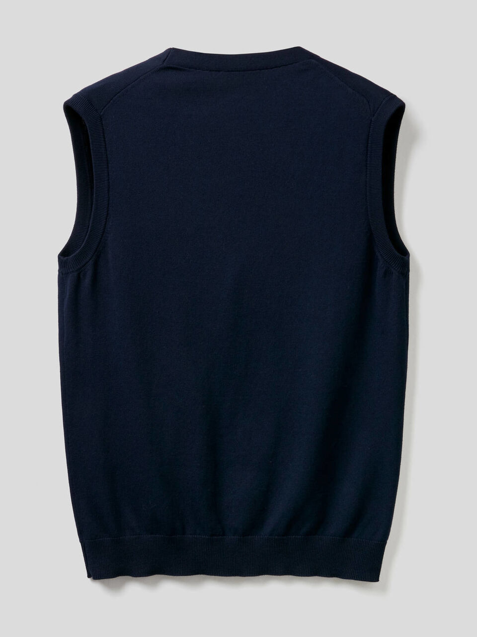 Pure cotton vest with buttons Men image number null