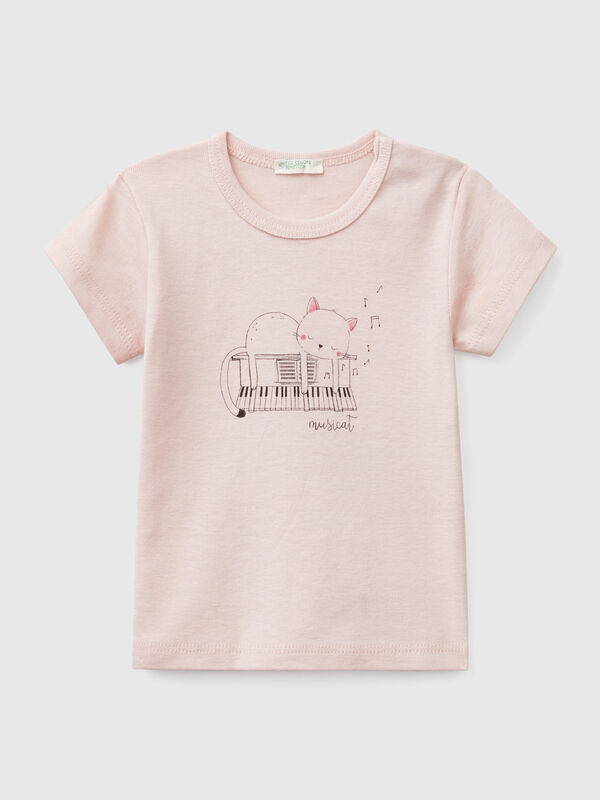 Short sleeve t-shirt in cotton New Born (0-18 months)