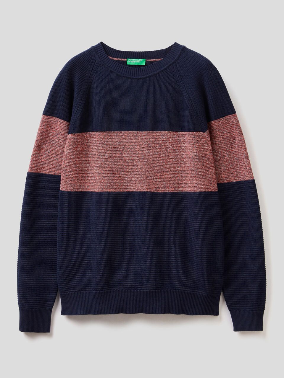 Sweater with horizontal band image number 1