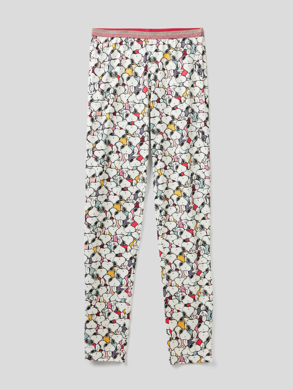 Long trousers with Snoopy print image number 1