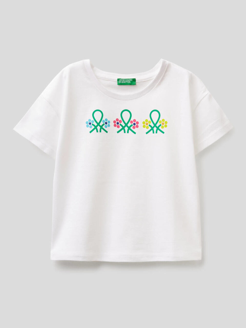Pure cotton boxy t-shirt image number 1