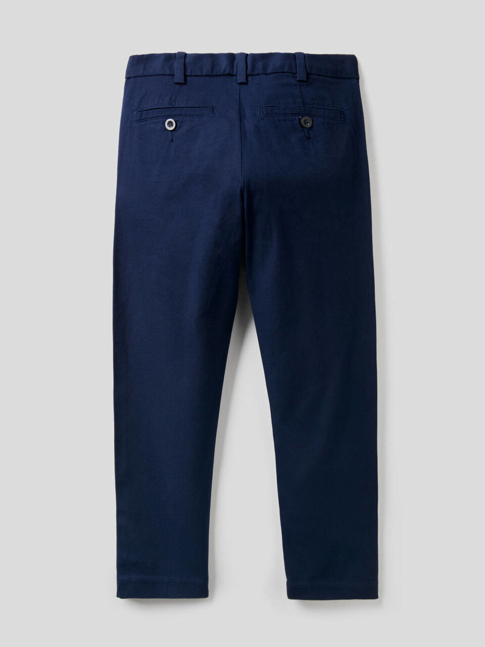 Slim fit trousers in stretch cotton image number 2