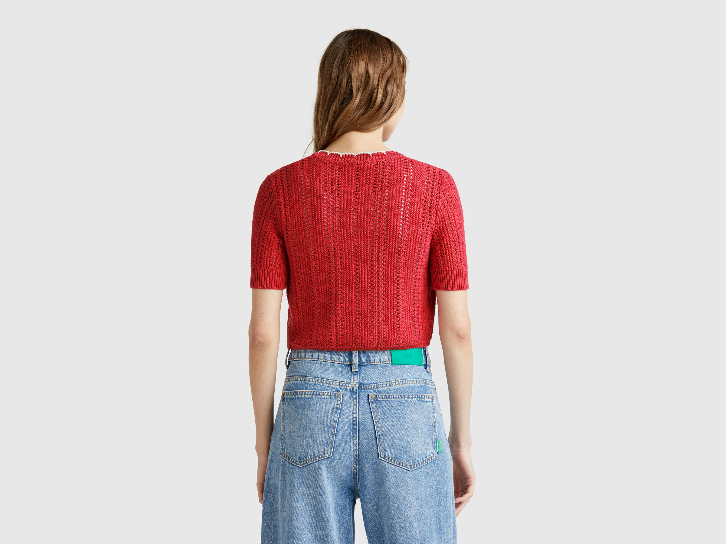 BUTTONED SWEATER H/S Women image number 1