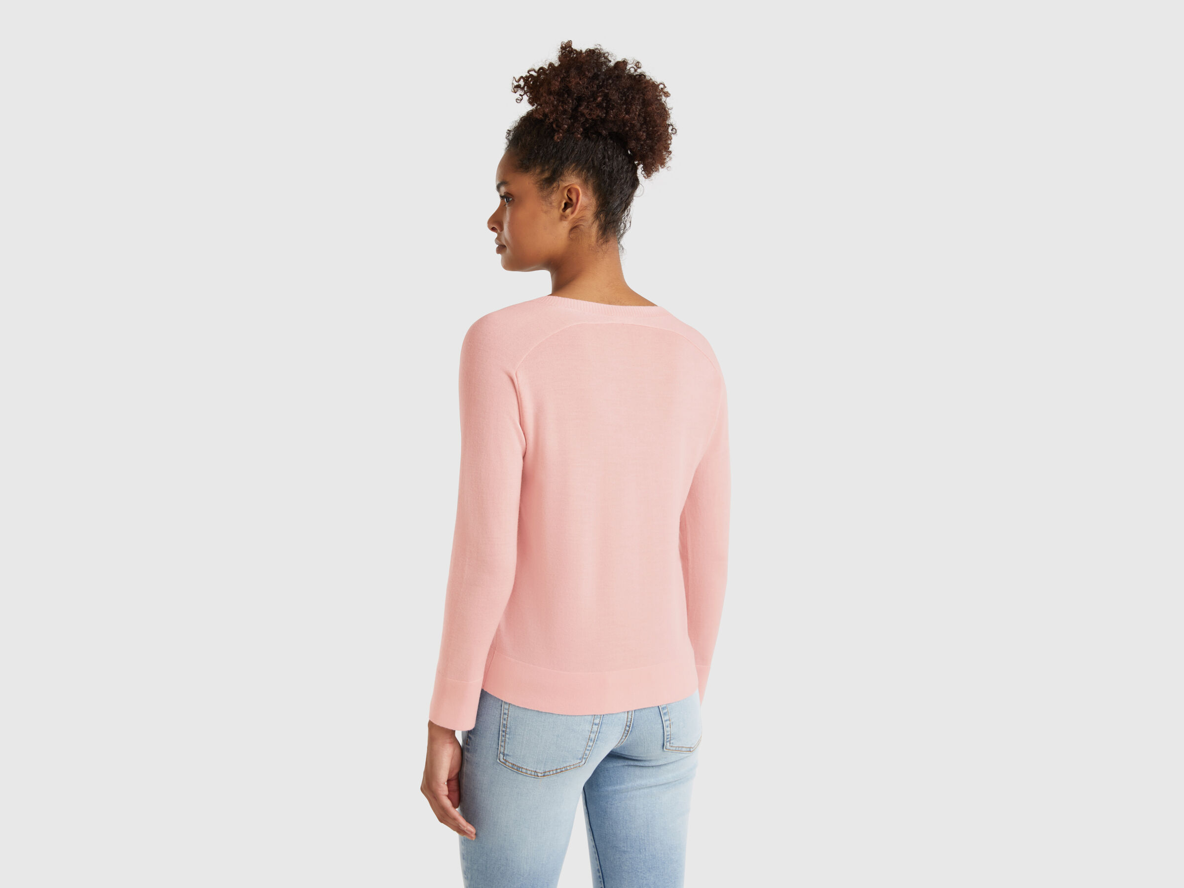 V NECK SWEATER L/S Women image number 1