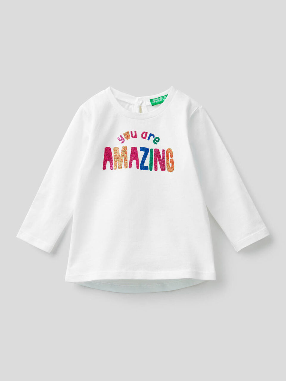 Long sleeve 100% cotton t-shirt image number 1