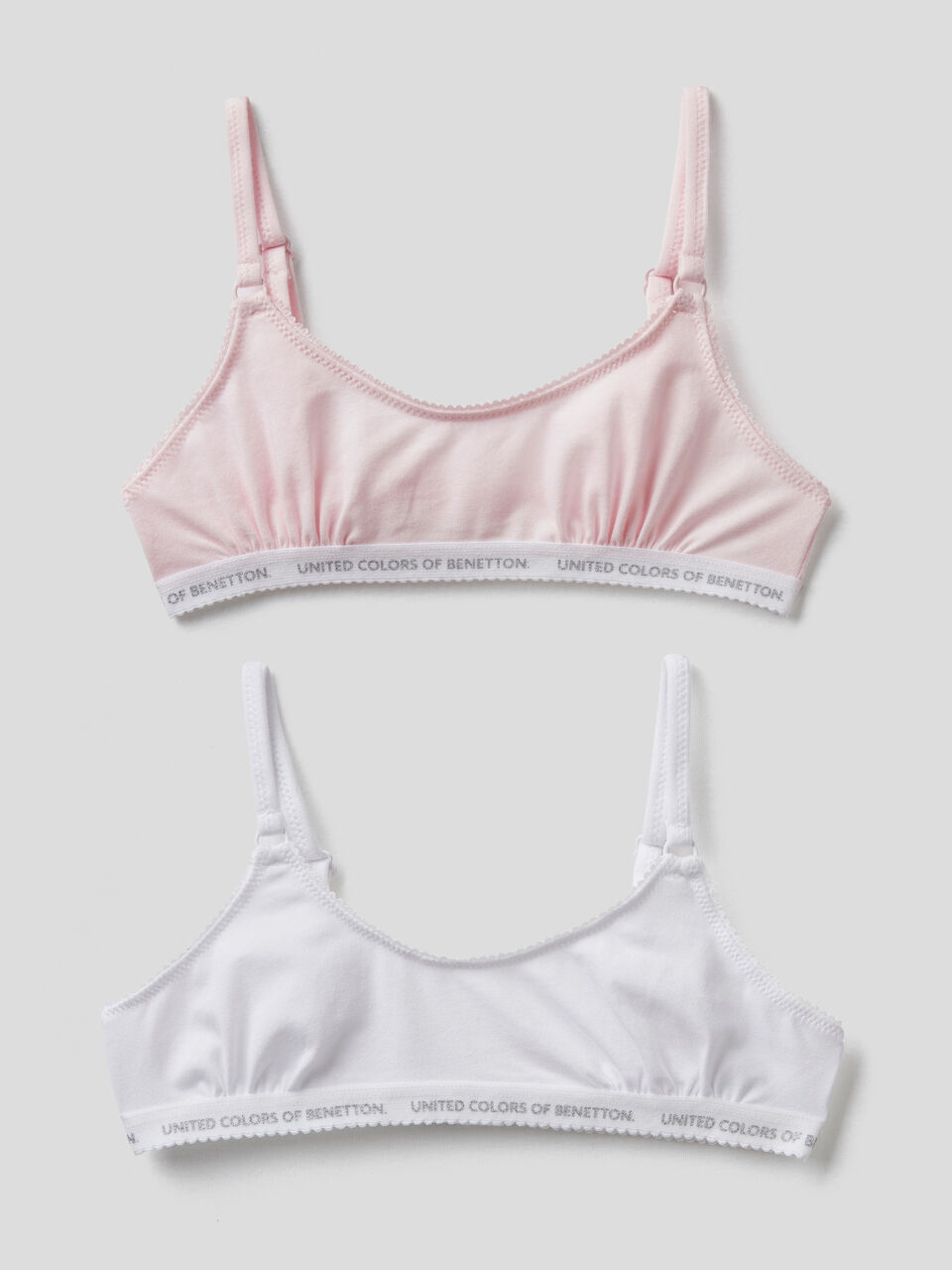 Two bras in stretch cotton image number 1