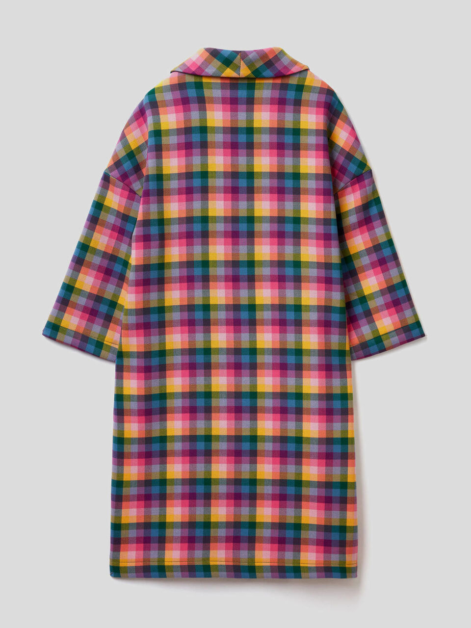 Multicolor check coat image number 2