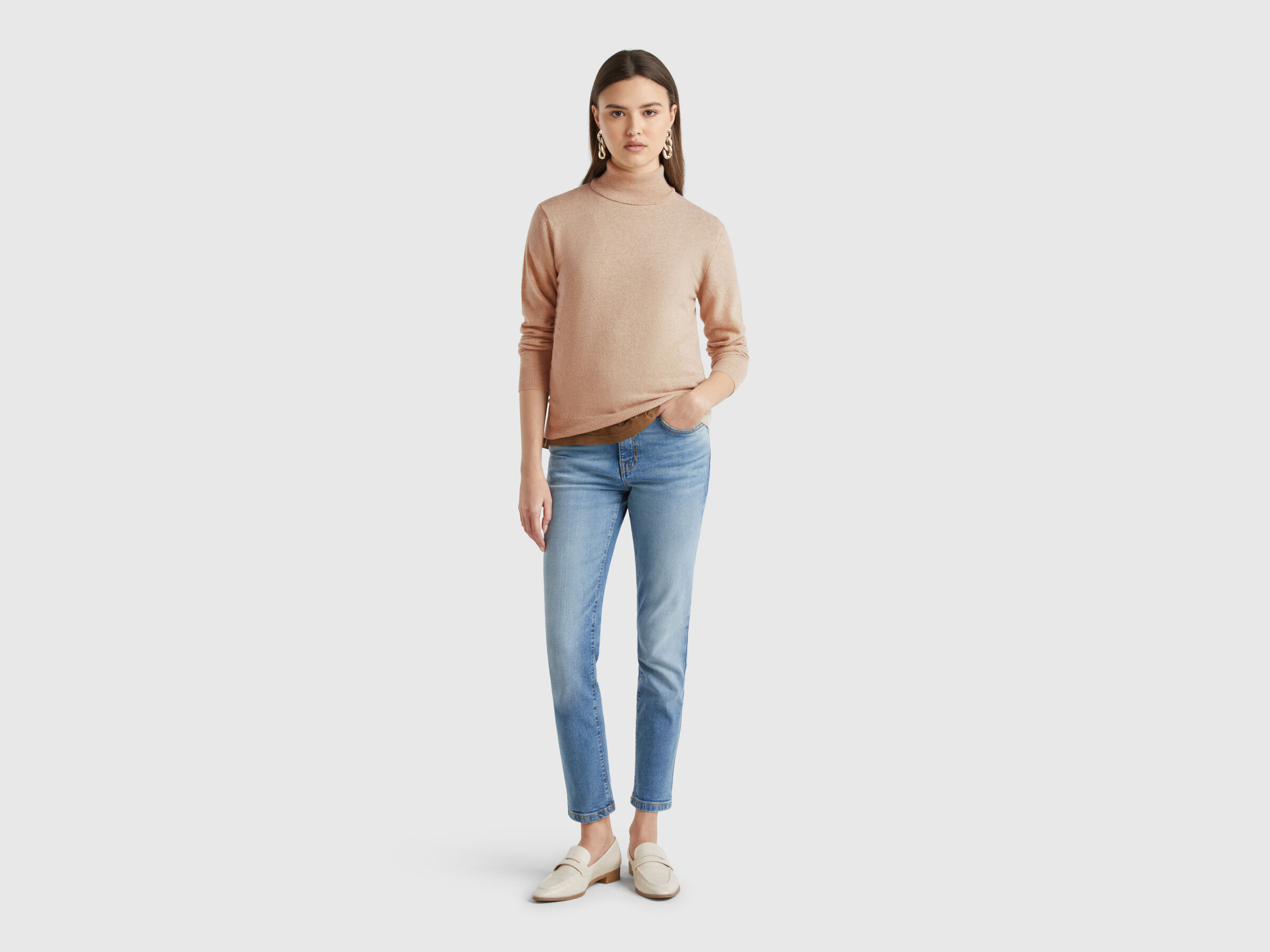 TURTLE NECK SWEATER Women image number 2