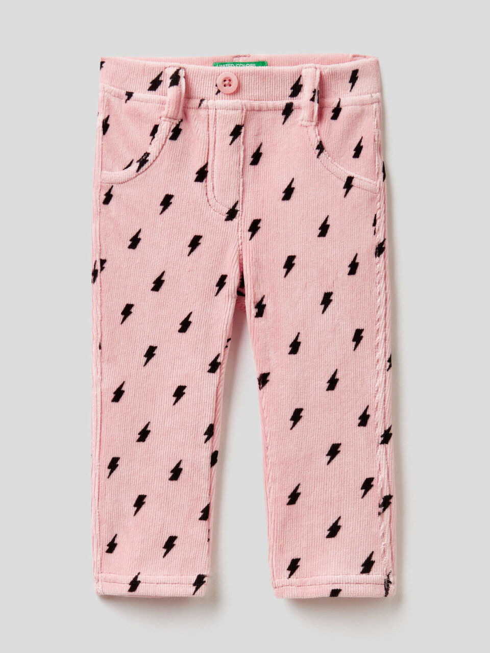 Printed chenille leggings image number 1