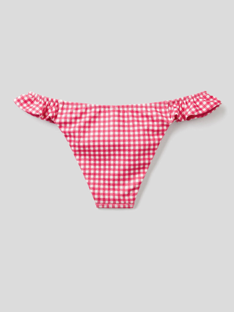 Patterned swim bottoms with frills image number 2