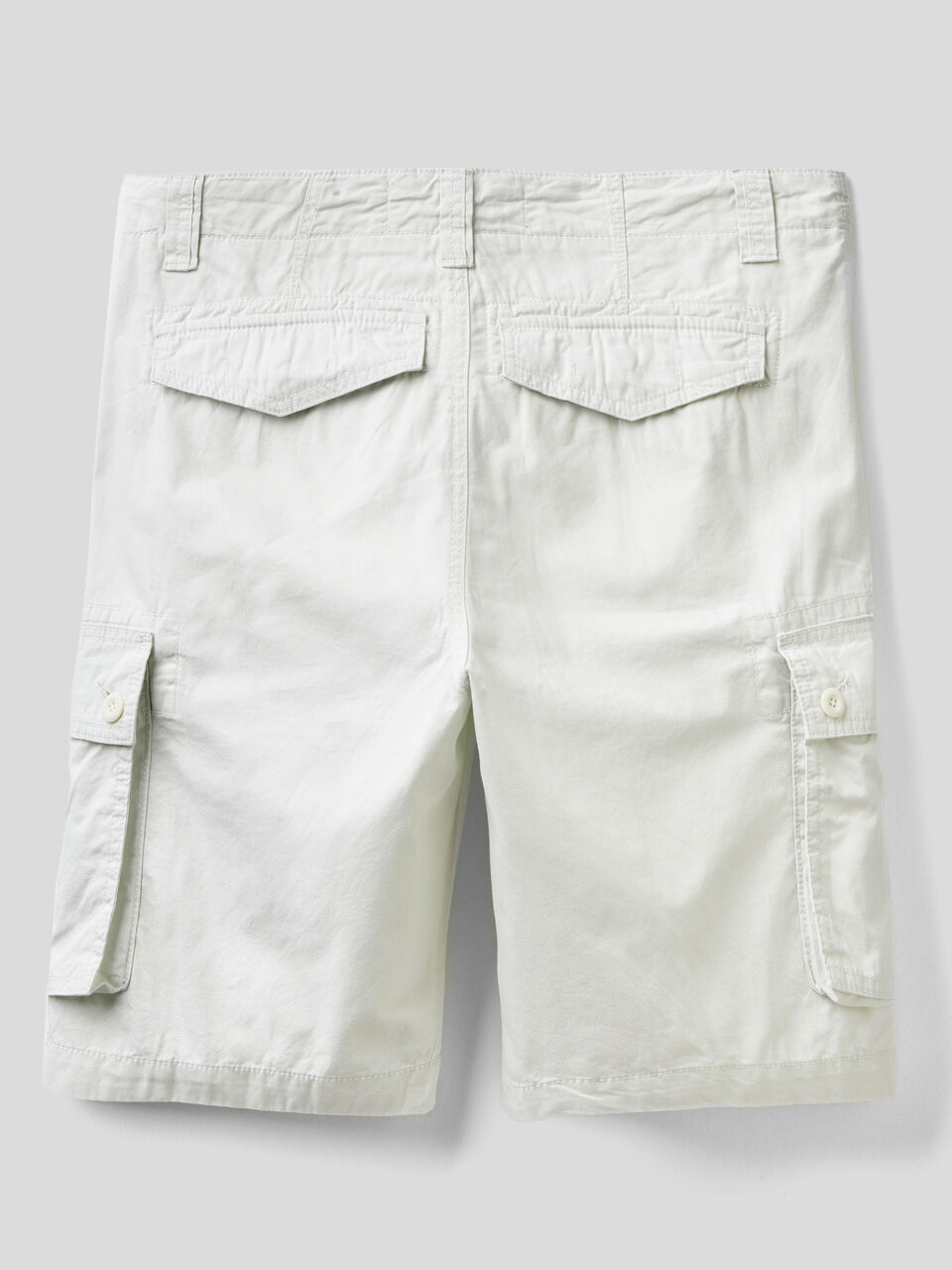 Cargo bermudas in pure cotton image number 2