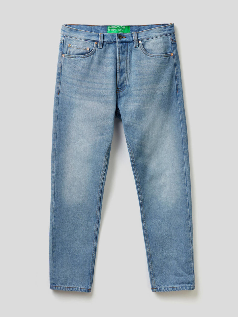 100% cotton five pocket jeans image number 1