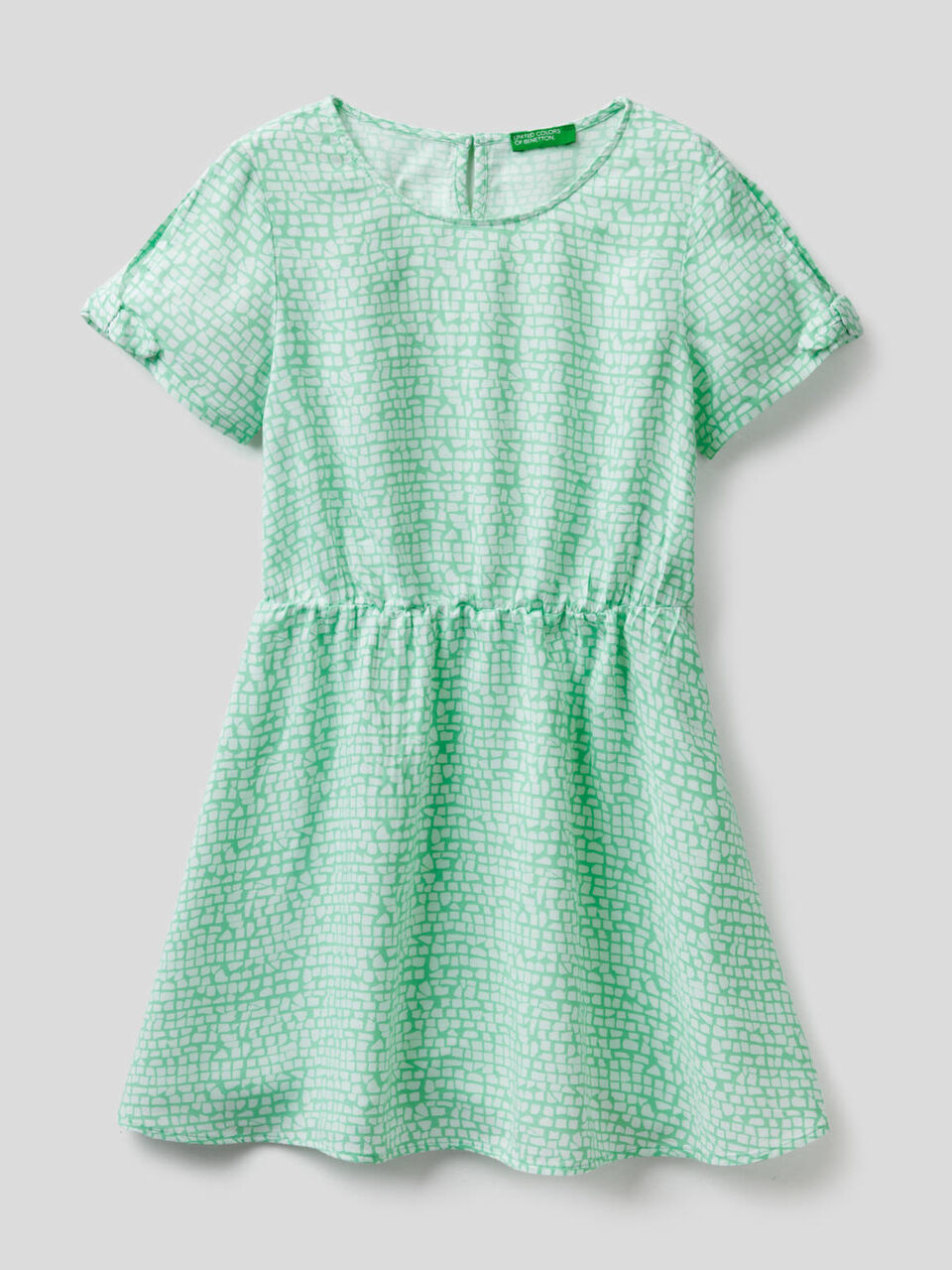 Flowy patterned dress image number 1