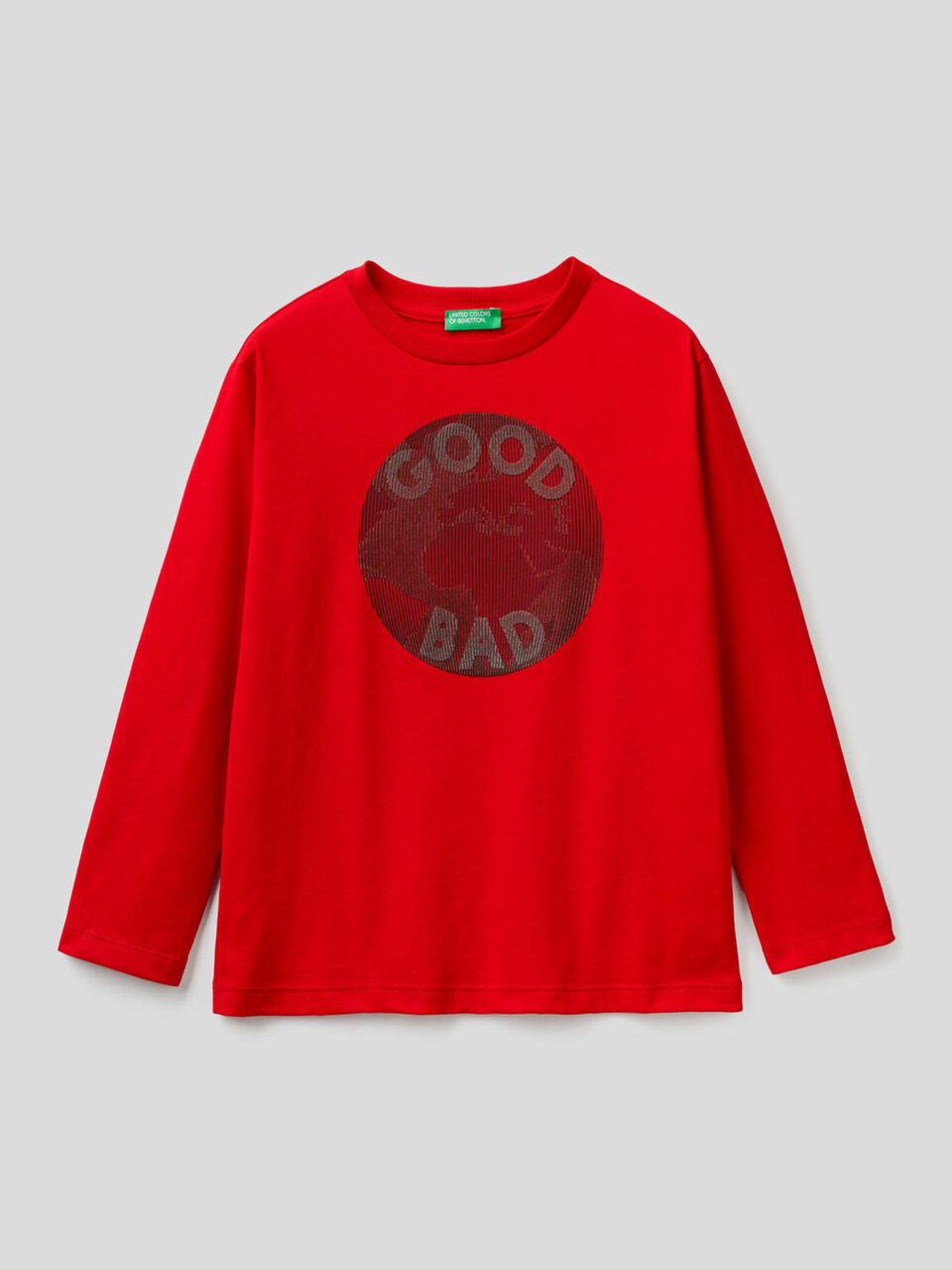 T-shirt with rubber print image number 1