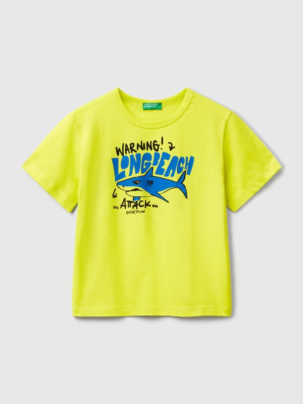 T-shirt with neon print Junior Boy