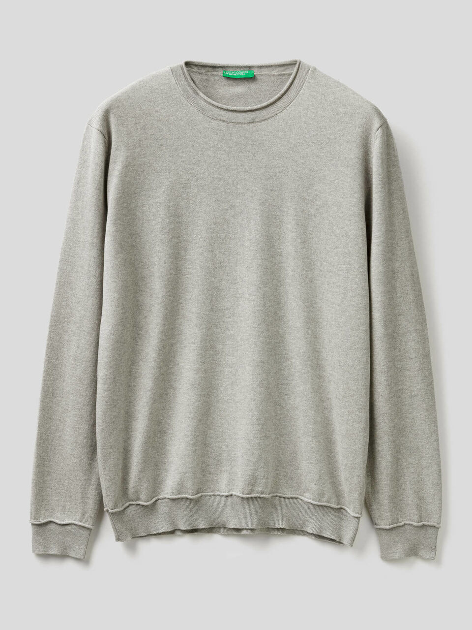 Sweater in warm 100% cotton image number 1
