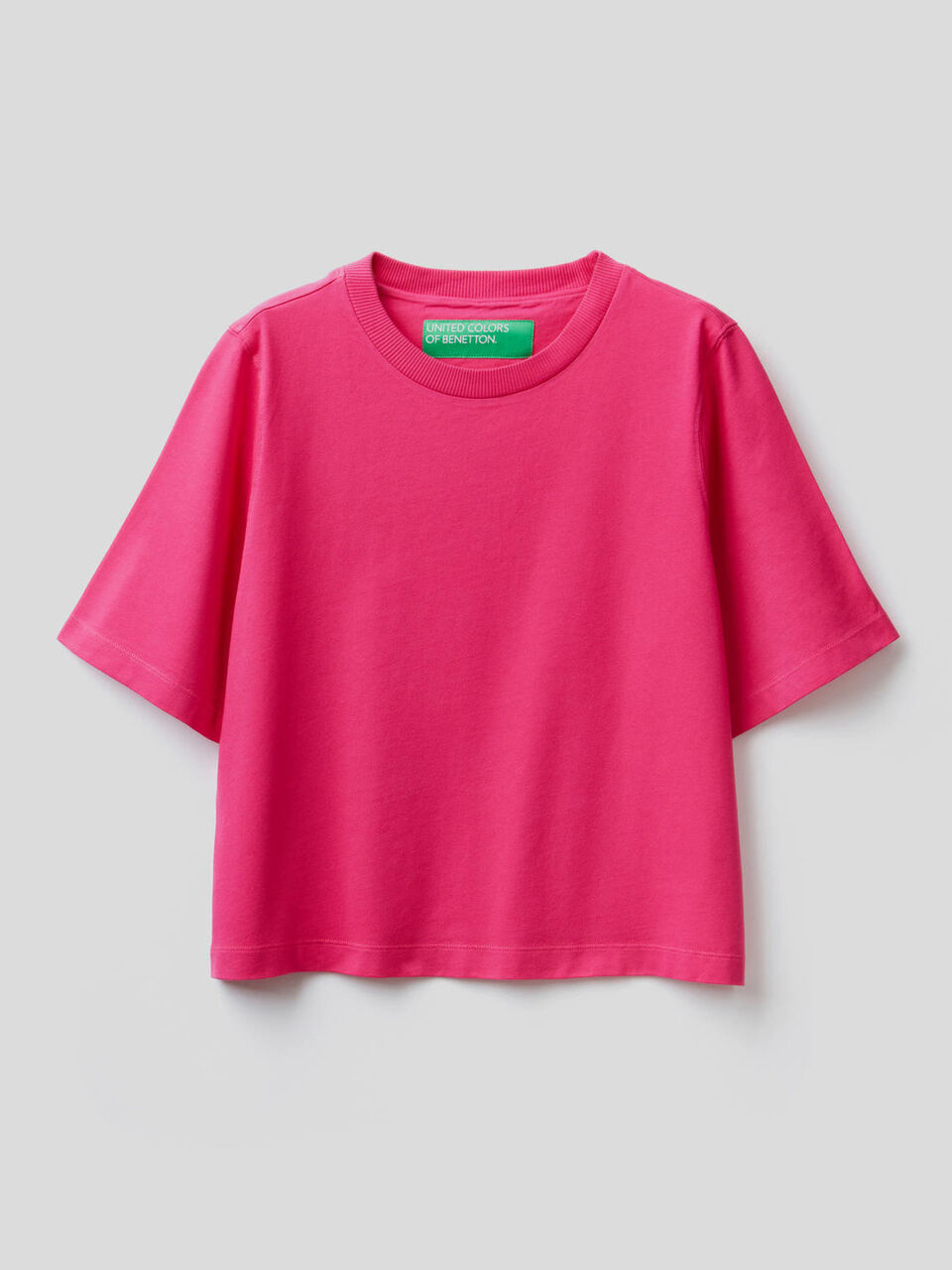 100% cotton boxy fit t-shirt image number 1