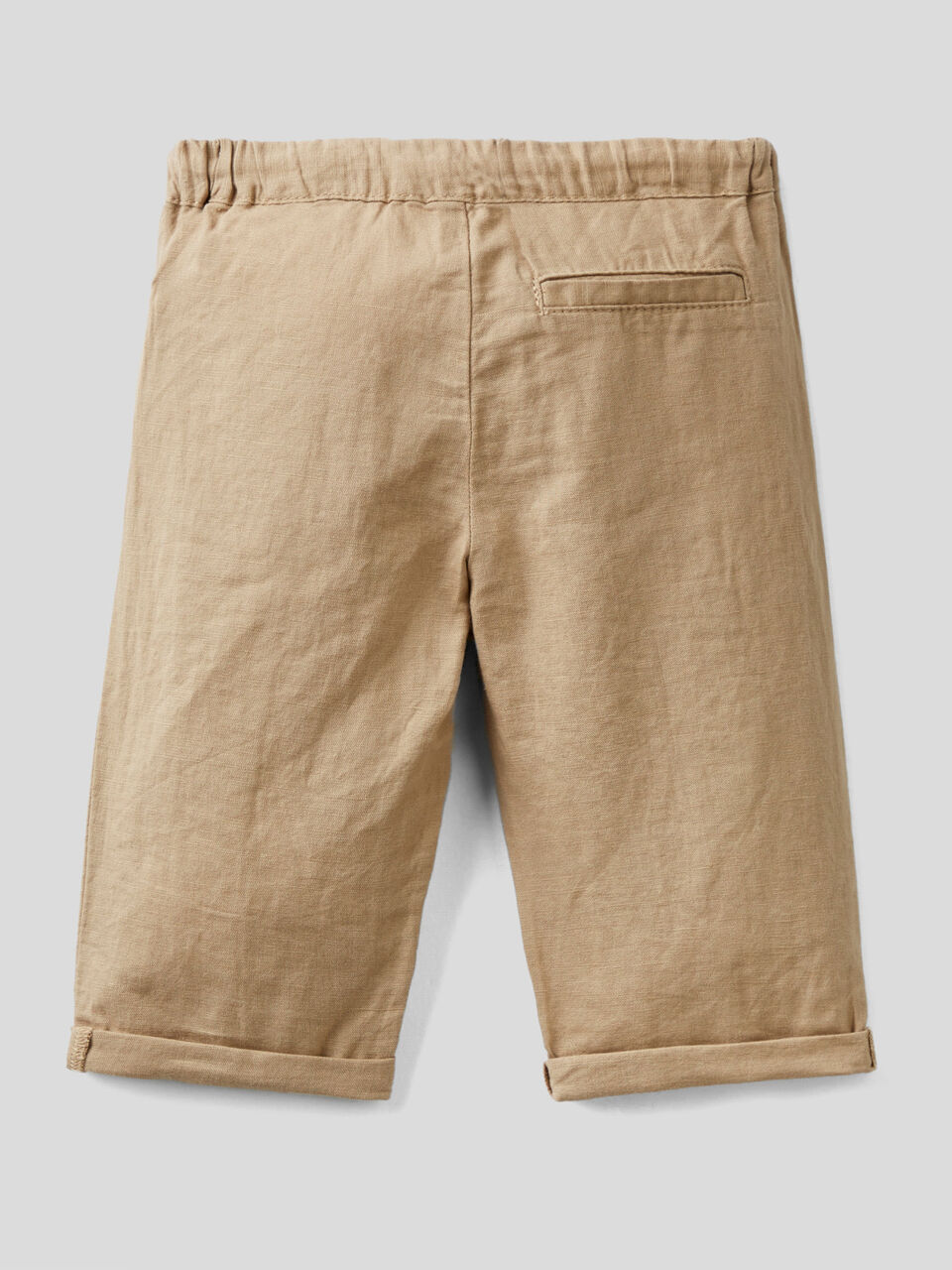 Long trousers in linen blend image number 2