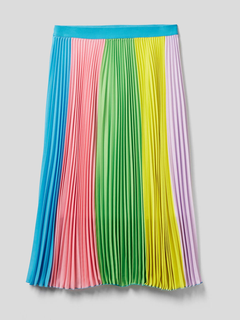 Pleated multicolor skirt image number 1