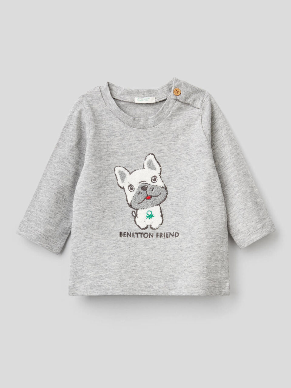 T-shirt in pure organic cotton image number 1