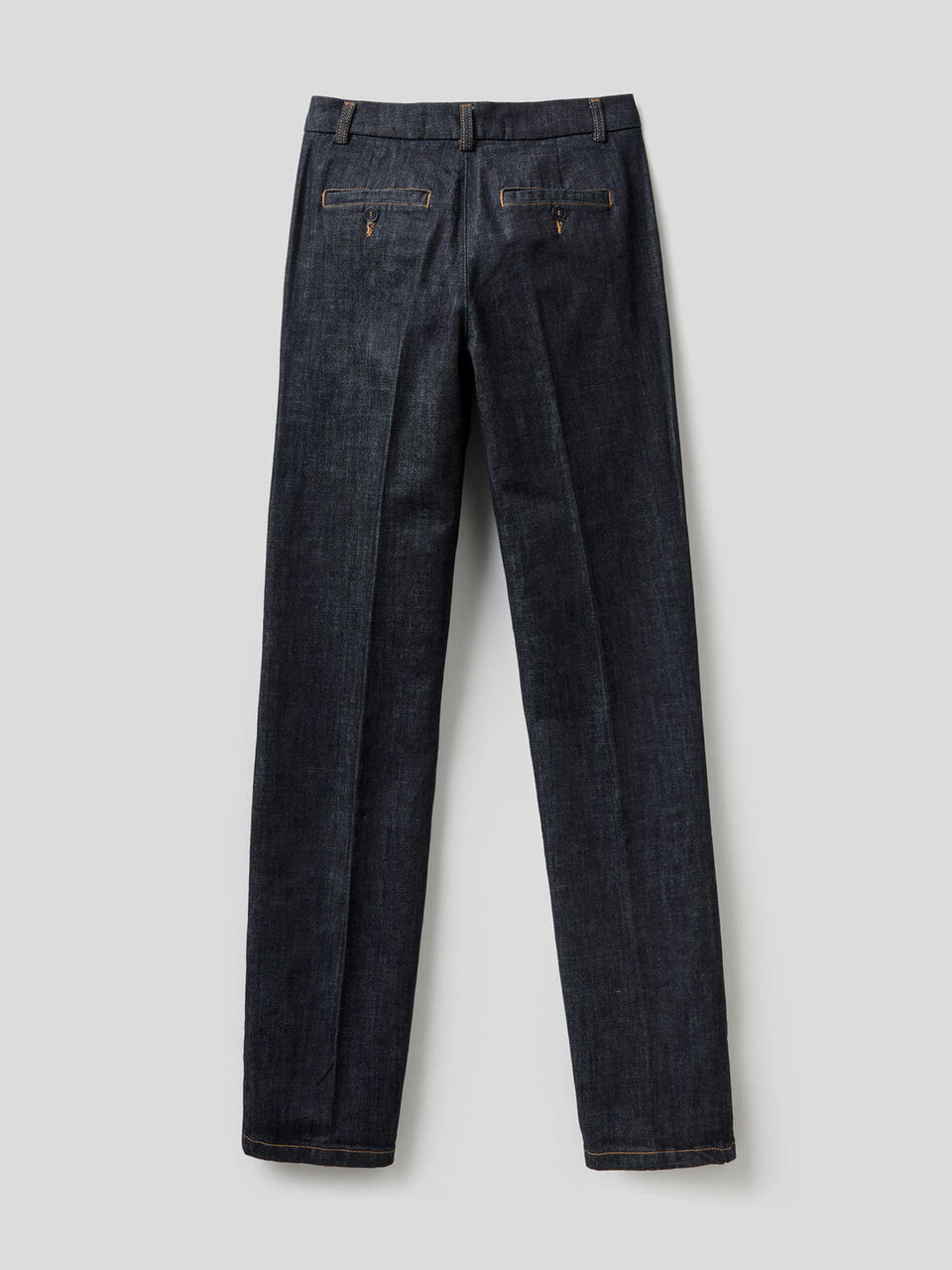 Stretch denim chinos image number 2